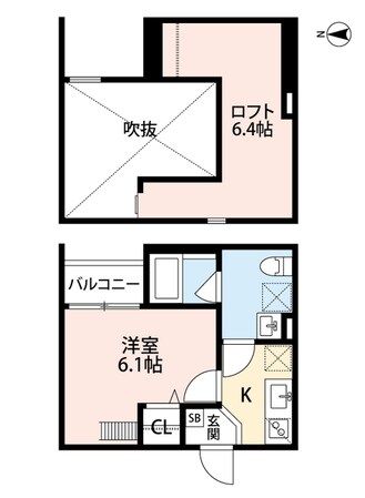 南巽駅 徒歩7分 1階の物件間取画像